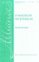 O Magnum Mysterium TTBB choral sheet music cover